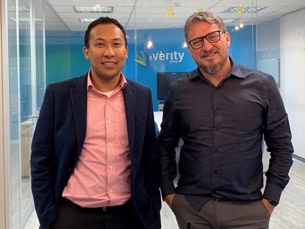 Leandro Lucas, CEO da 4ward (esq), e Alexandro Barsi, CEO da Verity (dir)