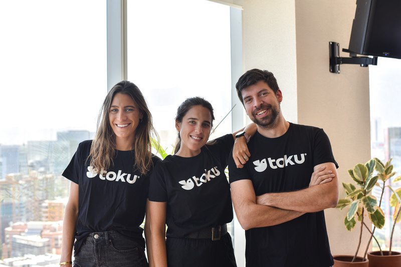 Na foto (da esquerda para a direita): Cristina Etcheberry, co-founder e CEO; Francisca Noguera, co-founder e CRO; e Enzo Tamburini, CTO.