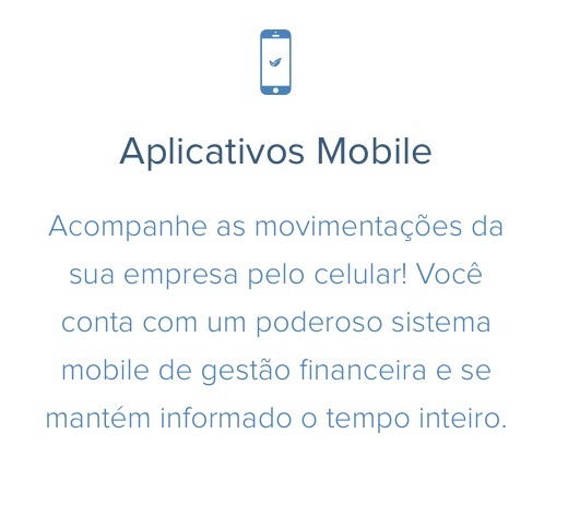 ContaAzul Aplicativo Mobile Portal ERP