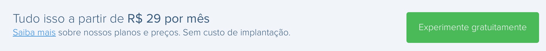 ContaAzul Mini site Portal ERP