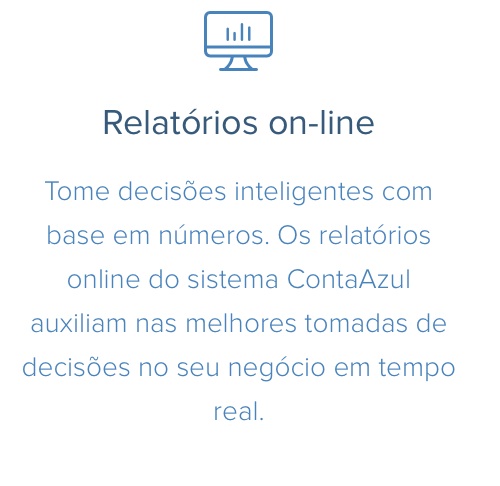 ContaAzul Relatorios online Portal ERP