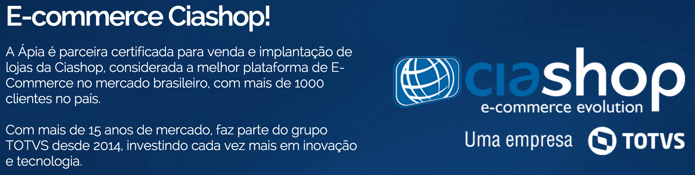 Banner ecomerce Apia CiaShop