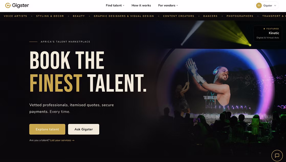 Gigster rebuilds platform around event industry marketplace model